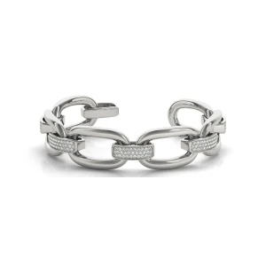 Haven  Lab-Created Round cut Diamond Bangle Bracelet