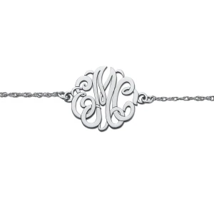Vera  Sterling Silver Diamond Bracelet