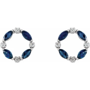 Holey 1.02 Carat Blue Sapphire Marquise cut Prong Set 