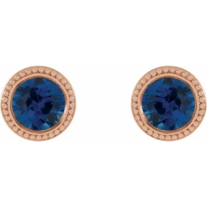 Teyah Blue Sapphire Rose Gold 