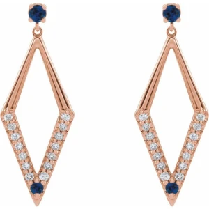 Truvy Blue Sapphire Rose Gold 