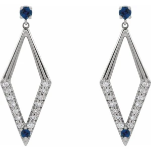 Truvy 0.84 Carat Blue Sapphire Round cut 