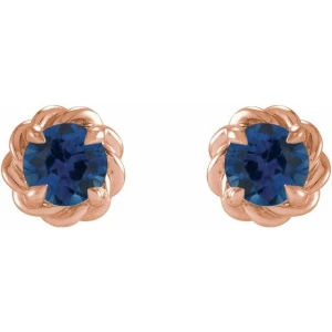 Tooba Blue Sapphire Rose Gold 