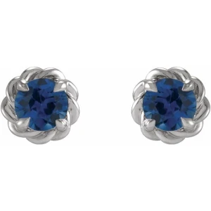 Tooba 0.48 Carat Blue Sapphire Round cut 