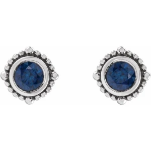 Tida 0.30 Carat Blue Sapphire Round cut 