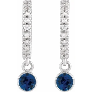 Tuyet 0.40 Carat Blue Sapphire Round cut 