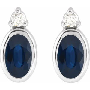 Tijah Blue Sapphire White Gold 