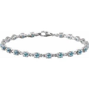 Stefna Blue Topaz Silver 