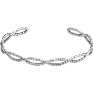 Sharoon Rose Gold Diamond Bangle Bracelet