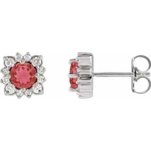 Harvelle Natural Ruby Yellow Gold 4 Prong Set 