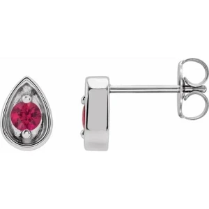 Halinor 0.30 Carat Natural Ruby Round cut Prong Set 