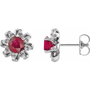 Faerie Natural Ruby Yellow Gold Claw Set 