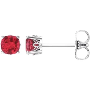 Halfrith Natural Ruby Rose Gold 4 Prong Set 