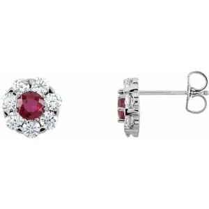 Hedde Natural Ruby Yellow Gold 6 Prong 
