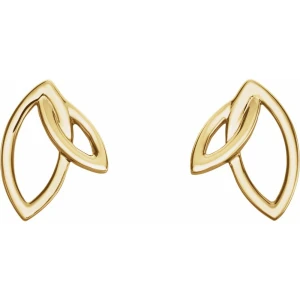 Dayla Platinum Traditional Gold Earrings