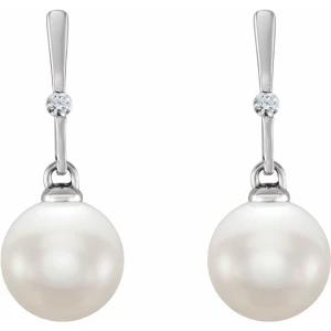 Benesh Yellow Gold Freshwater Pearl 