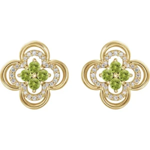 Auxilia Peridot Yellow Gold 