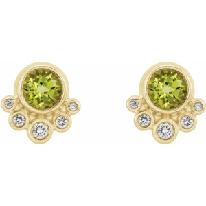 Aoibh Peridot Yellow Gold 