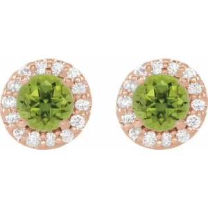 Aishe Peridot Rose Gold 