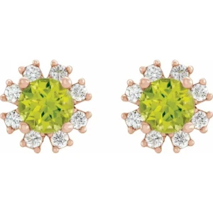Agna Peridot Rose Gold 