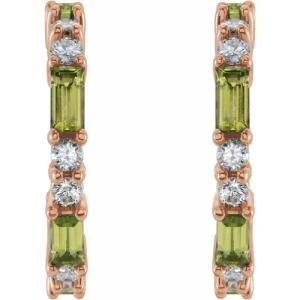Aylish Peridot Rose Gold 