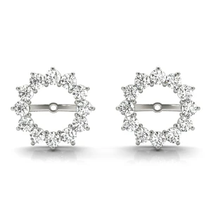 Leigh Natural Ear Jackets & Climbers Diamond Earrings