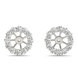 Remy Lab-Created Yellow Gold Ear Jackets & Climbers Diamond Earrings