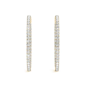 Lexi Natural Yellow Gold For Women Diamond Earrings