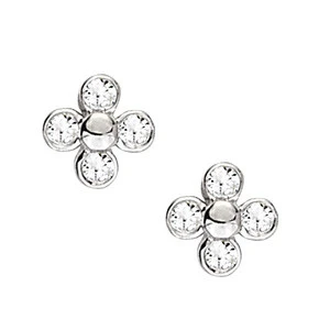 Batinah 0.50 Carat Natural Round cut Diamond Cluster Earrings