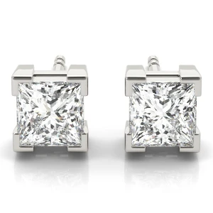 Eriel Lab-Created Diamond Silver Studs Earrings