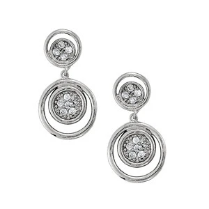 Feona Lab-Created Rose Gold Diamond Drop Earrings