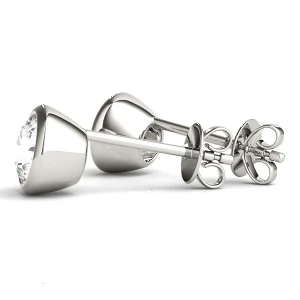 Esma Lab-Created Diamond White Gold Studs Earrings