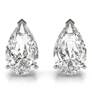 Eda Lab-Created Diamond Platinum Studs Earrings