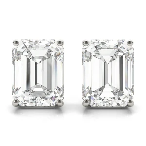 Erina Lab-Created Diamond White Gold Studs Earrings