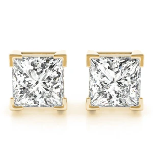  Elize Lab Grown Diamond Yellow Gold Studs Earrings