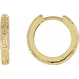 Damalis Platinum Traditional Gold Earrings