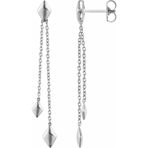 Dacia Platinum Traditional Gold Earrings