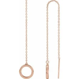Duni Rose Traditional Gold Earrings