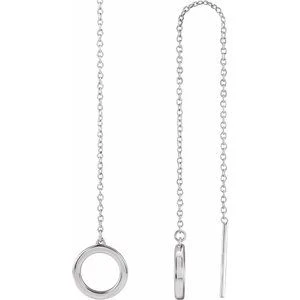 Duni Platinum Traditional Gold Earrings