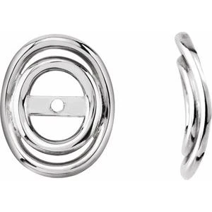 Didina White Traditional Gold Earrings