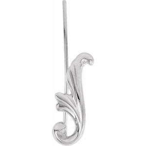 Dannell White Traditional Gold Earrings