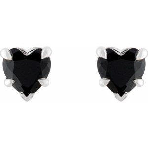 Stajina Black 5 Prong  Studs Diamond Earrings