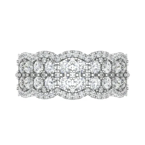 Enerstyne Natural Rose Gold Prong  Diamond Ring