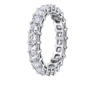 Emilynn 1.75 - 3.50 Carat Lab-Created Cushion cut 4 Prong  Diamond Ring