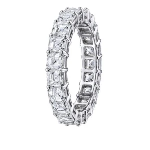 Ellyse 1.50 - 6.00 Carat Lab-Created Asscher cut 4 Prong  Diamond Ring