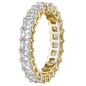 Ellyse Lab Grown Yellow Gold 4 Prong  Diamond Ring