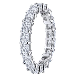Ealhswuth Lab-Created Platinum 4 Prong  Diamond Ring