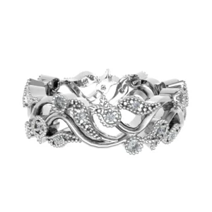 Elissia 0.20 Carat Lab-Created Round cut Prong  Diamond Ring