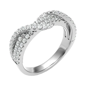 Earlene 0.50 Carat Lab-Created Round cut Prong  Diamond Ring