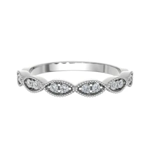 Edythe Lab-Created Platinum Prong  Diamond Ring